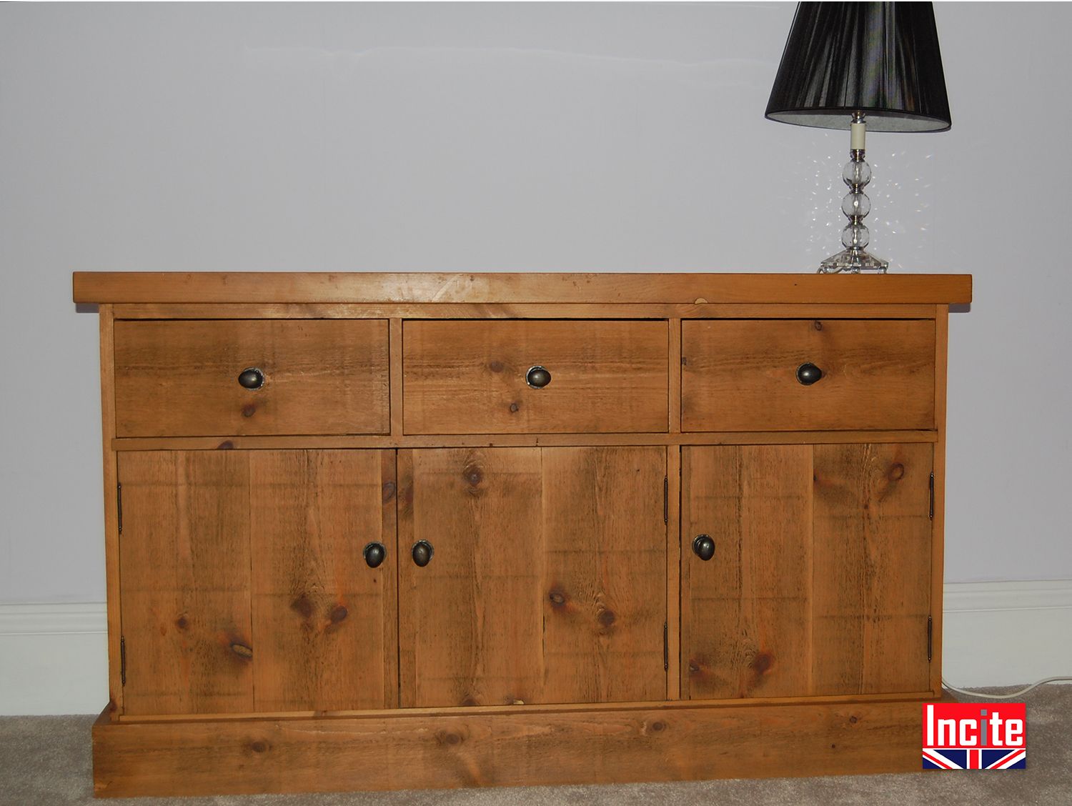 Derbyshire Handmade Solid Plank Sideboard by Incite Derby